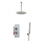 Aquagrif Urban zestaw prysznicowy podtynkowy deszczownica 25 cm chrom 19URBER23302