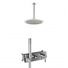 Aquagrif Urban zestaw prysznicowy podtynkowy deszczownica 25 cm chrom 19URBER23102