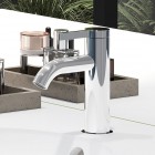 Aquagrif Urban Flow bateria umywalkowa stojąca chrom 01URF100CR