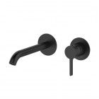 Aquagrif Urban Flow bateria umywalkowa podtynkowa wylewka 20,3 cm czarny mat 01URF160NG