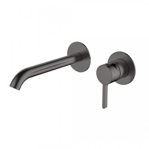 Aquagrif Urban Flow bateria umywalkowa podtynkowa wylewka 20,3 cm gun metal 01URF160GM