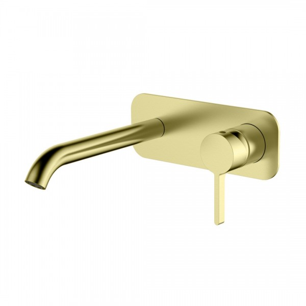 Aquagrif Urban Flow bateria umywalkowa podtynkowa wylewka 20,3 cm złoty szczotkowany 01URF170OC