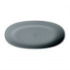 Omnires Shell M+ wanna wolnostojąca 160x75 cm popielaty szary mat SHELLWWZPAG