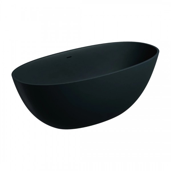 Omnires Shell M+ wanna wolnostojąca 160x75 cm czarny lava mat SHELLWWZPBLV