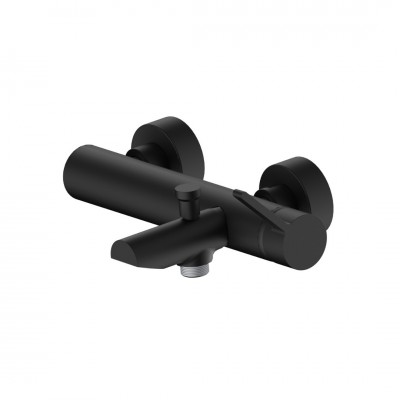 Aquagrif Urban Flow bateria wannowa ścienna czarny mat 01URF400NG