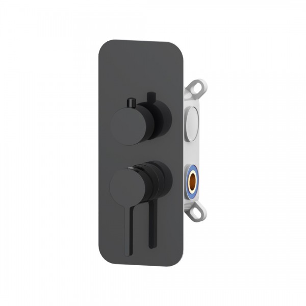 Aquagrif Urban Flow bateria wannowo-prysznicowa podtynkowa gun metal 01URF371GM