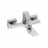 Aquagrif QB bateria wannowa ścienna chrom 01QBE400CR