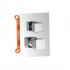 Aquagrif QB bateria wannowo-prysznicowa podtynkowa chrom 01QBE351CR