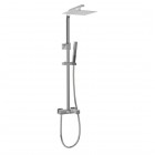 Aquagrif QB zestaw natryskowy ścienny deszczownica 20 cm chrom 21LUC20QBL02