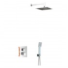 Aquagrif QB zestaw prysznicowy podtynkowy deszczownica 25 cm chrom 19QBEEC20502