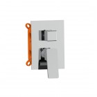 Aquagrif Delta bateria wannowo-prysznicowa podtynkowa chrom 01DEL351CR