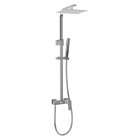 Aquagrif Delta zestaw natryskowy ścienny deszczownica 20 cm chrom 21LUC20DEL02