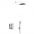 Aquagrif Delta zestaw prysznicowy podtynkowy deszczownica 25 cm chrom 19DELEC20502