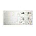 Aquagrif Flow C2 deszczownica prostokątna 50x25 cm chrom 19FLO0220C2F
