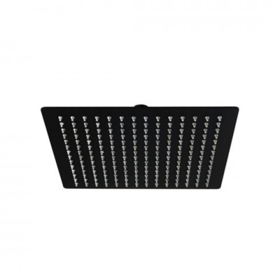 Aquagrif Atlas C deszczownica kwadratowa 25x25 cm czarny mat 11ATL0525C25
