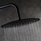 Aquagrif Atlas R deszczownica okrągła 25 cm czarny mat 11ATL0525R25