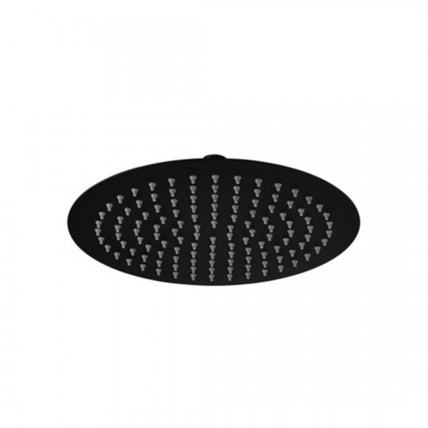 Aquagrif Atlas R deszczownica okrągła 25 cm czarny mat 11ATL0525R25