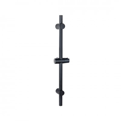Aquagrif KE drążek prysznicowy 66 cm ścienny czarny mat 15KE0500