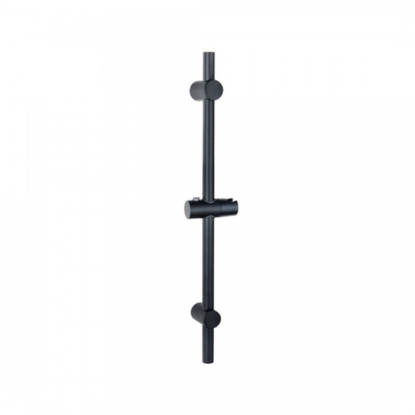 Aquagrif KE drążek prysznicowy 66 cm ścienny czarny mat 15KE0500