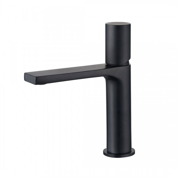 Aquagrif Tube bateria umywalkowa stojąca czarny mat 01TUB100NG