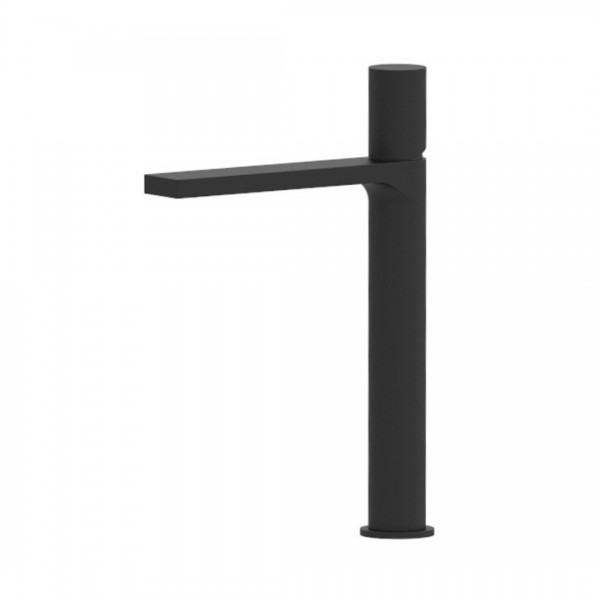 Aquagrif Tube bateria umywalkowa wysoka stojąca czarny mat 01TUB120NG