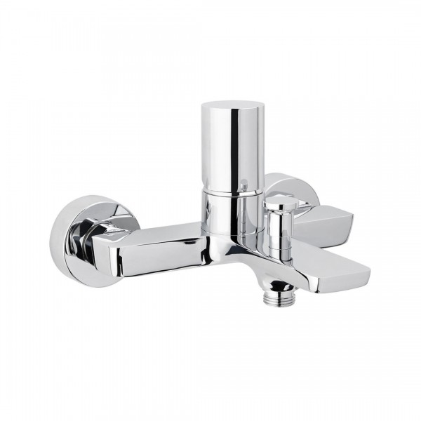 Aquagrif Tube bateria wannowa ścienna chrom 01TUB400CR
