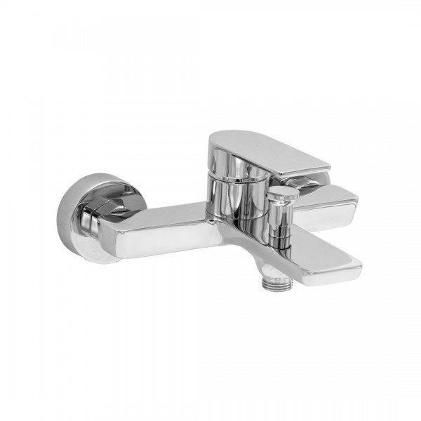 Aquagrif Alpha bateria wannowa ścienna chrom 01ALP400CR