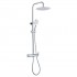 Aquagrif Beta zestaw natryskowy ścienny deszczownica 25 cm chrom 21NIR25BEA02