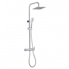 Aquagrif Beta zestaw natryskowy ścienny deszczownica 25 cm chrom 21NIC25BEA02