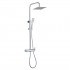 Aquagrif Beta zestaw natryskowy ścienny deszczownica 25 cm chrom 21NIC25BEA02