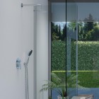 Aquagrif Beta zestaw prysznicowy podtynkowy deszczownica 25 cm chrom 19BETER21102