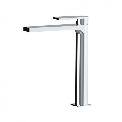 Aquagrif Alpha bateria umywalkowa wysoka stojąca chrom 01ALP120CR