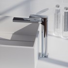 Aquagrif Alpha bateria umywalkowa wysoka stojąca chrom 01ALP120CR