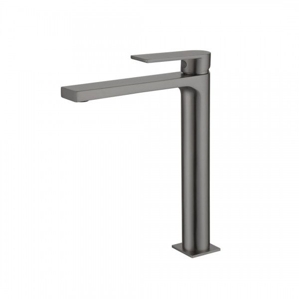 Aquagrif Alpha bateria umywalkowa wysoka stojąca gun metal 01ALP120GM