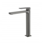 Aquagrif Alpha bateria umywalkowa wysoka stojąca gun metal 01ALP120GM