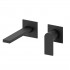 Aquagrif Alpha bateria umywalkowa podtynkowa wylewka 20,3 cm czarny mat 01ALC180NG