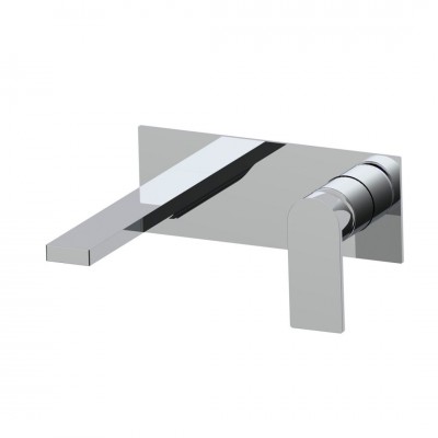 Aquagrif Alpha bateria umywalkowa podtynkowa wylewka 20,3 cm chrom 01ALC170CR