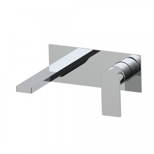 Aquagrif Alpha bateria umywalkowa podtynkowa wylewka 20,3 cm chrom 01ALC170CR