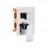 Aquagrif Alpha bateria wannowo-prysznicowa podtynkowa chrom 01ALP351CR