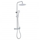 Aquagrif Alpha zestaw natryskowy ścienny deszczownica 25 cm chrom 21NIR25ALA02