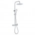 Aquagrif Alpha zestaw natryskowy ścienny deszczownica 25 cm chrom 21NIR25ALA02