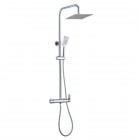 Aquagrif Alpha zestaw natryskowy ścienny deszczownica 25 cm chrom 21NIC25ALA02