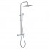 Aquagrif Alpha zestaw natryskowy ścienny deszczownica 25 cm chrom 21NIC25ALA02