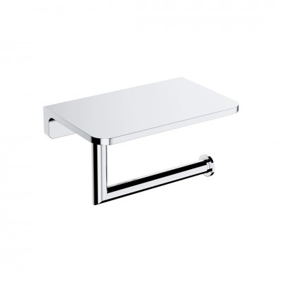 Omnires Modern Project uchwyt na papier toaletowy z półką chrom MP60511CR
