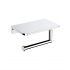 Omnires Modern Project uchwyt na papier toaletowy z półką chrom MP60511CR
