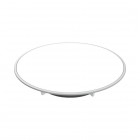 Geberit pokrywa odpływu syfonu brodzikowego 90 mm biały mat/chrom mat 150.266.11.1
