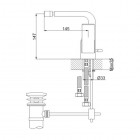 Kohlman Saxo bateria bidetowa stojąca