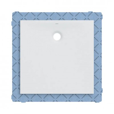 Geberit Olona brodzik kwadratowy 90x90 cm z włókniną uszczelniającą biały mat 550.901.00.1