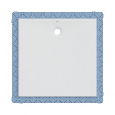 Geberit Olona brodzik kwadratowy 120x120 cm z włókniną uszczelniającą biały mat 550.903.00.1