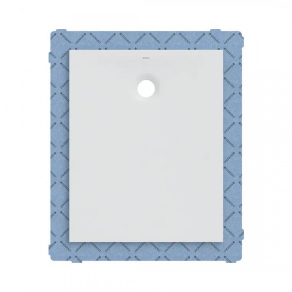 Geberit Olona brodzik prostokątny 100x80 cm z włókniną uszczelniającą biały mat 550.909.00.1